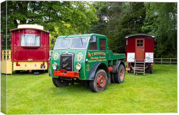 Majestic Foden STG5 Timber Tractor at Newby Hall Canvas Print by Steve Smith