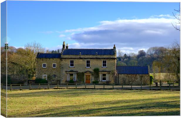 Easby House A Stunning Country Estate Canvas Print by Steve Smith
