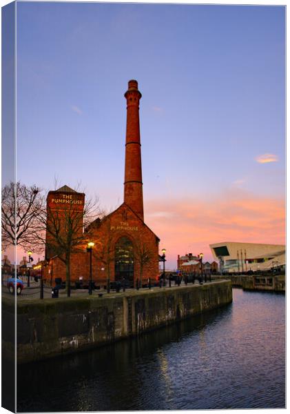 The Pumphouse Liverpool Canvas Print by Steve Smith