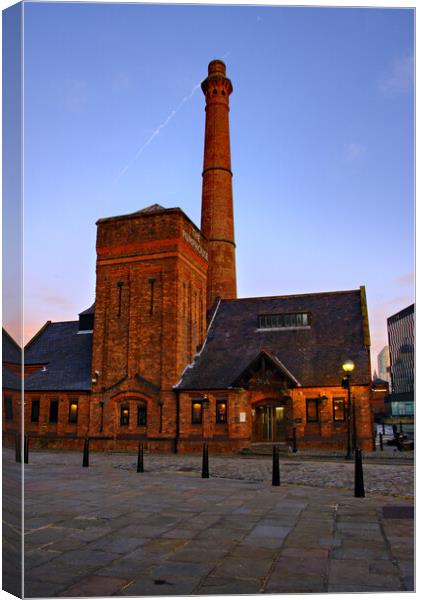 The Pumphouse Liverpool Canvas Print by Steve Smith