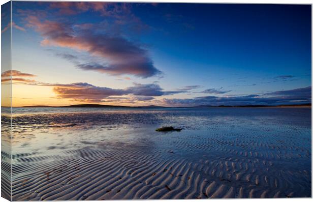 Clachan Sunset Canvas Print by Steve Smith