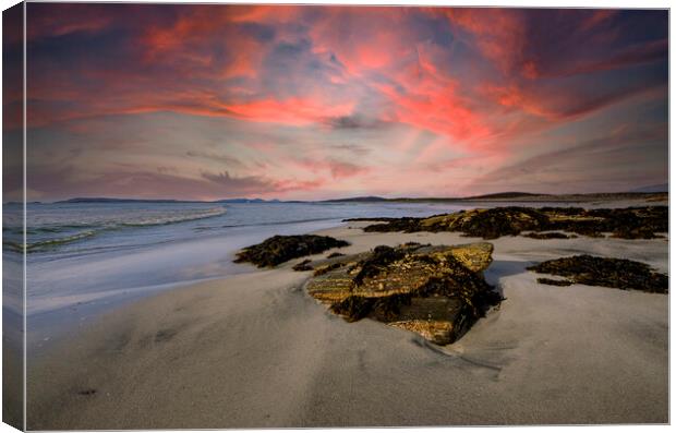 Clachan Sunset Canvas Print by Steve Smith