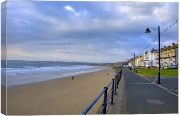 Filey Beach Canvas Print by Steve Smith