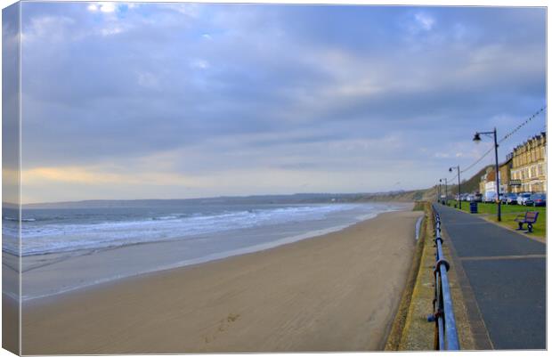 Filey Seafront Canvas Print by Steve Smith