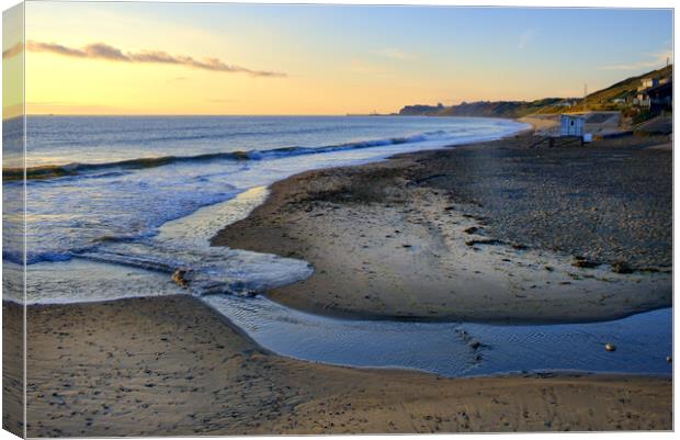 Sandsend North Yorkshire Canvas Print by Steve Smith