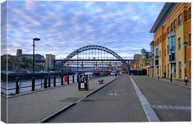 Breathtaking views of Newcastle Quayside Canvas Print by Steve Smith
