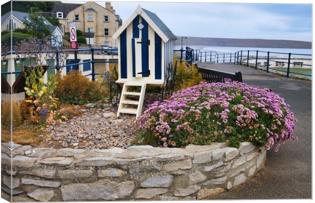 Victorian Bathing Machine Filey Canvas Print by Steve Smith