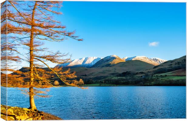 Serenity in Buttermere Canvas Print by Steve Smith
