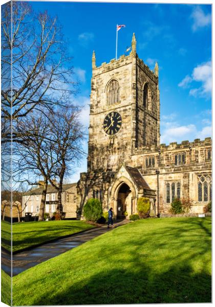 Holy Trinity Church Skipton Canvas Print by Steve Smith