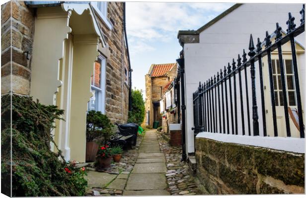 Majestic and Tranquil Robin Hoods Bay Canvas Print by Steve Smith