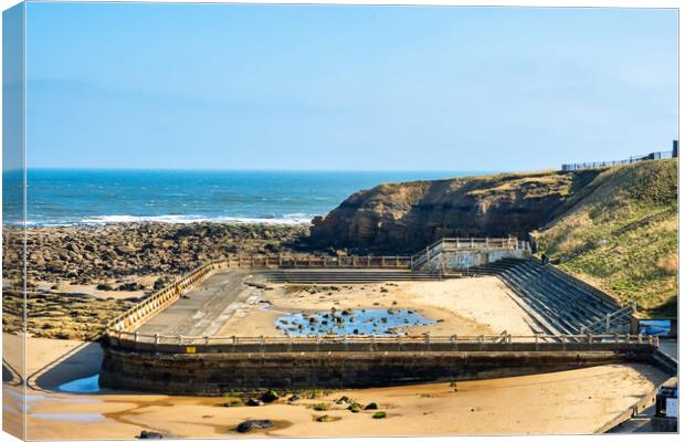 Longsands Beach Tynemouth Canvas Print by Steve Smith