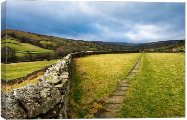 Majestic Swaledale A Breathtaking View Canvas Print by Steve Smith