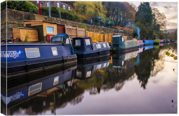 Hebden Bridge West Yorkshire Canvas Print by Steve Smith