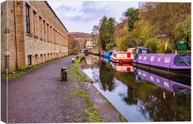 Hebden Bridge West Yorkshire Canvas Print by Steve Smith