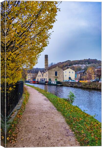 Hebden Bridge West Yorkshire Canvas Print by Steve Smith