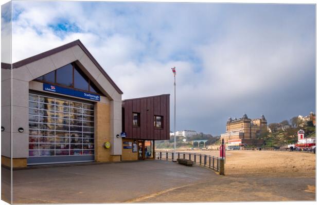 Lifeboat Station Scarborough Canvas Print by Steve Smith