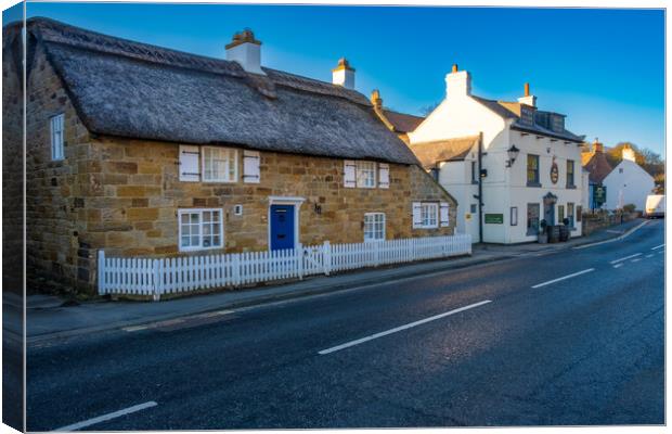 Sandsend North Yorkshire Canvas Print by Steve Smith