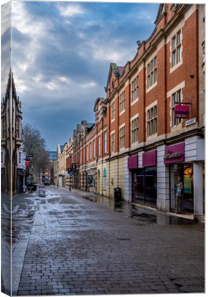 Saltergate Lincoln Canvas Print by Steve Smith