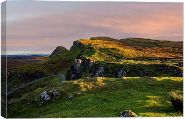 Quiraing Isle Of Skye Canvas Print by Steve Smith