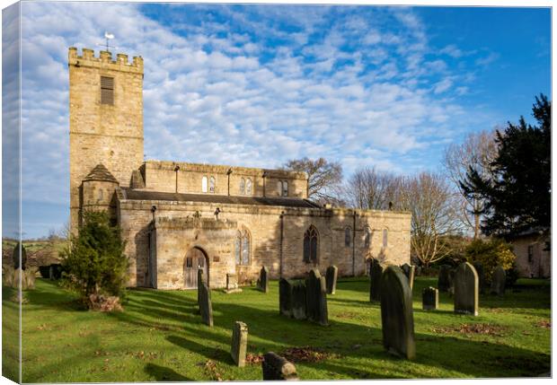 Gilling West Church Canvas Print by Steve Smith