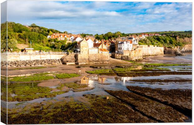 Capturing the Charm of Robin Hood's Bay Canvas Print by Steve Smith