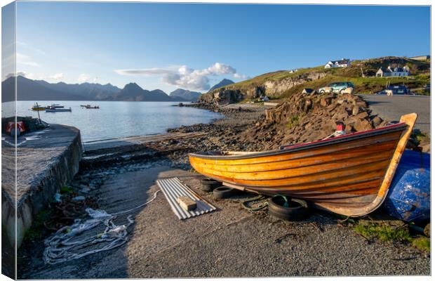 Elgol Isle of Skye: Scenic Escape Canvas Print by Steve Smith