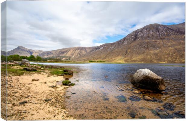 Discovering Loch Etive's Untouched Beauty Canvas Print by Steve Smith