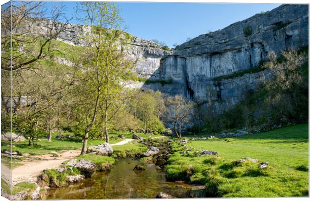 Explore the Wonders of Malham Cove Canvas Print by Steve Smith