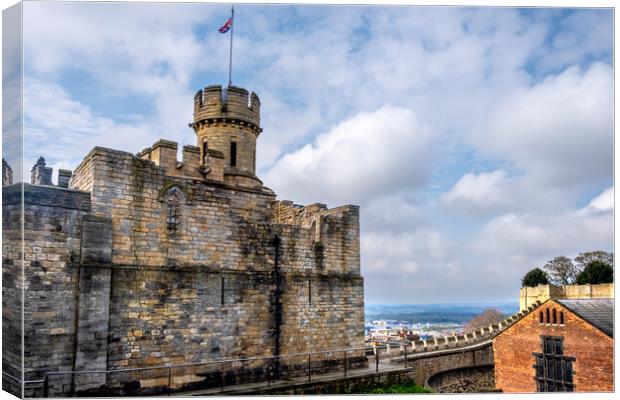 Discovering Lincoln Castle's Heritage Canvas Print by Steve Smith