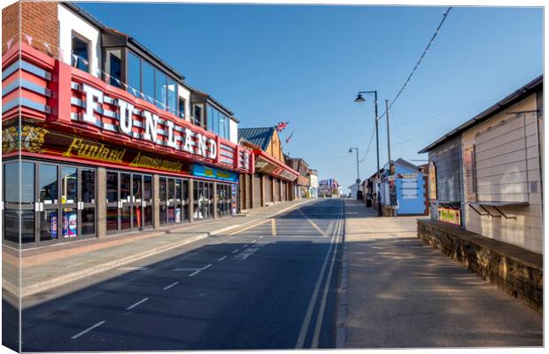 Pier Road Whitby Canvas Print by Steve Smith