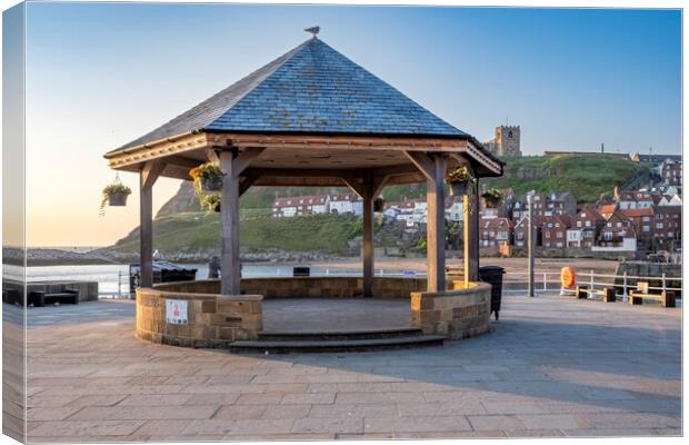 Whitby Bandstand Canvas Print by Steve Smith