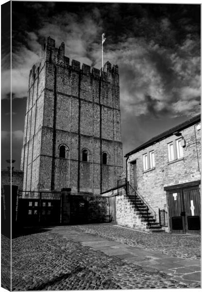 Richmond Castle Canvas Print by Steve Smith