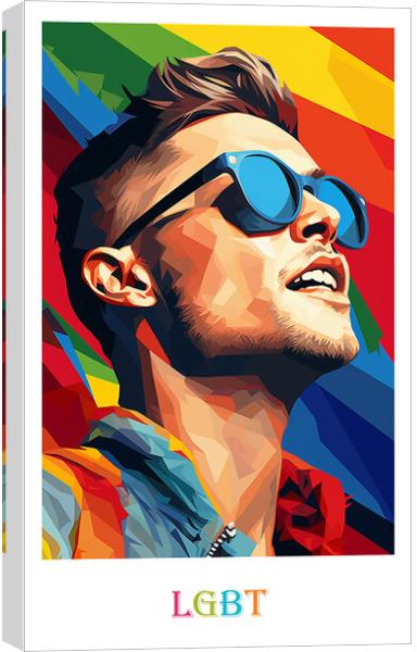 LGBT Poster Canvas Print by Steve Smith