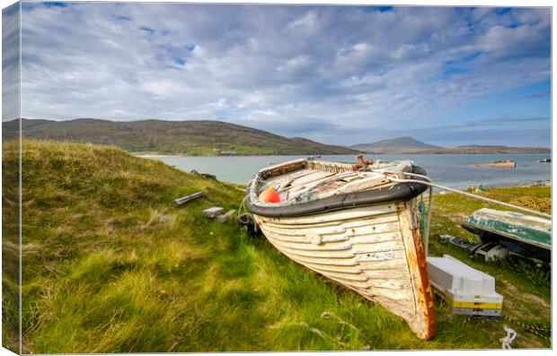 Vatersay Canvas Print by Steve Smith