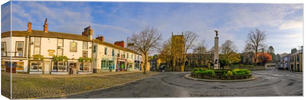 Skipton Panoramic Canvas Print by Steve Smith