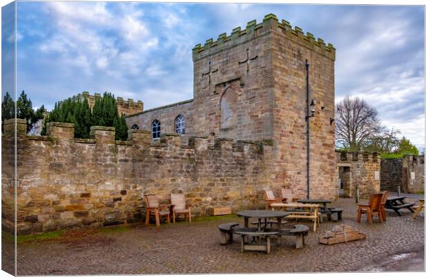 Ripley Castle North Yorkshire Canvas Print by Steve Smith