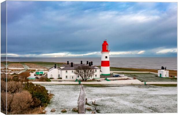 Souter Lighthouse Canvas Print by Steve Smith