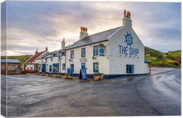 The Ship Inn Saltburn Canvas Print by Steve Smith