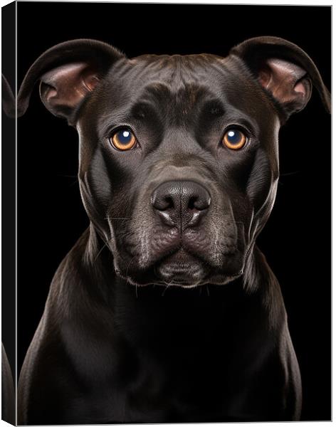 Staffordshire Bull Terrier Canvas Print by Steve Smith