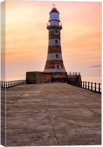 Early Morning Roker Canvas Print by Steve Smith