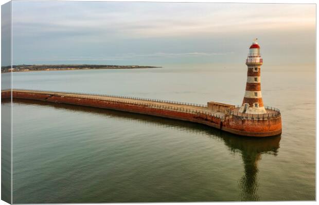 Early Morning Roker Canvas Print by Steve Smith