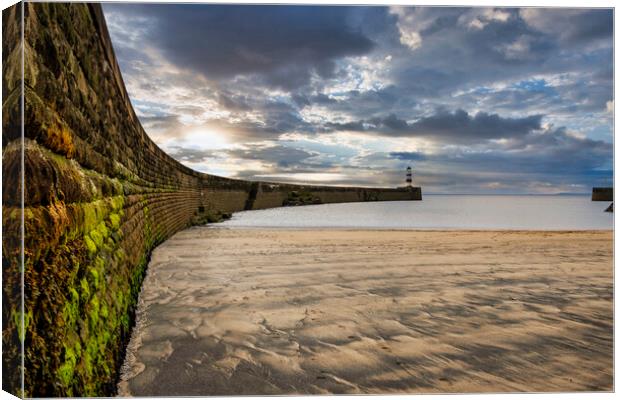 Seaham County Durham Canvas Print by Steve Smith