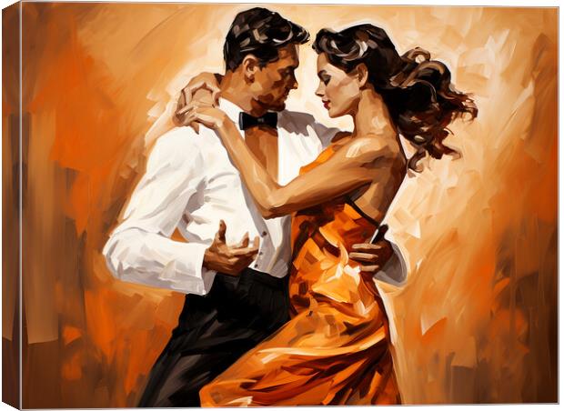 The Argentine Tango Canvas Print by Steve Smith