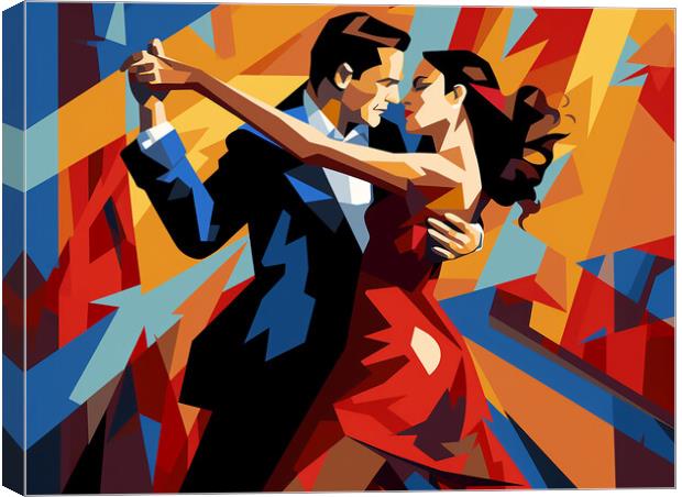 The Argentine Tango Canvas Print by Steve Smith