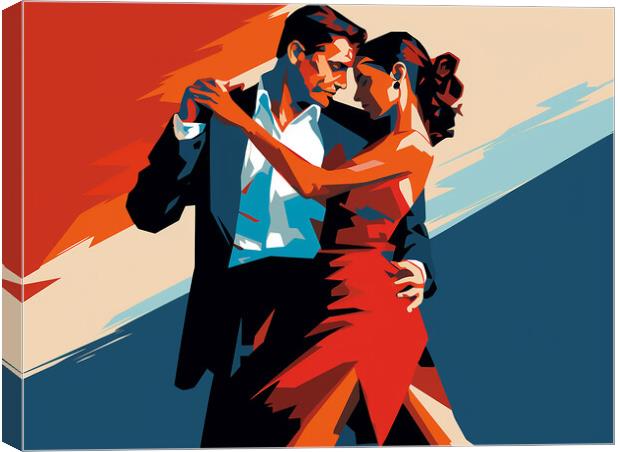 The Argentine Tango Canvas Print by Steve Smith