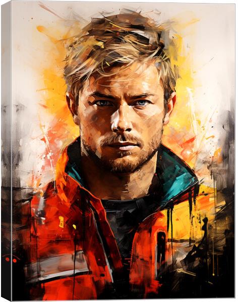 Nico Rosberg Canvas Print by Steve Smith