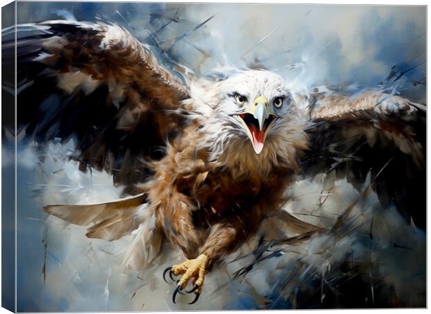 American Bald Eagle Canvas Print by Steve Smith