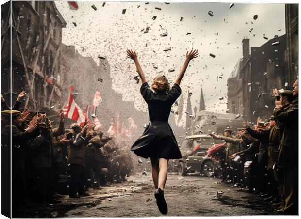 May 8th 1945 VE Day Canvas Print by Steve Smith