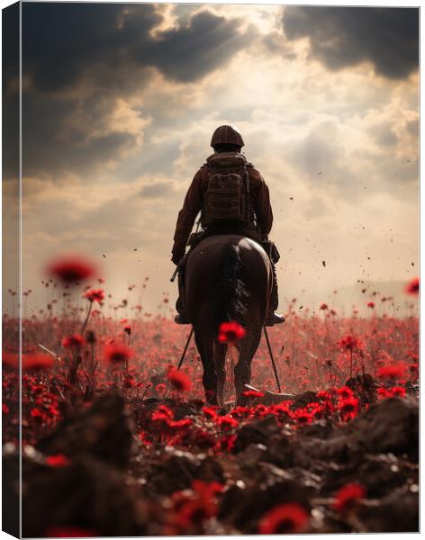 Lest We Forget Canvas Print by Steve Smith