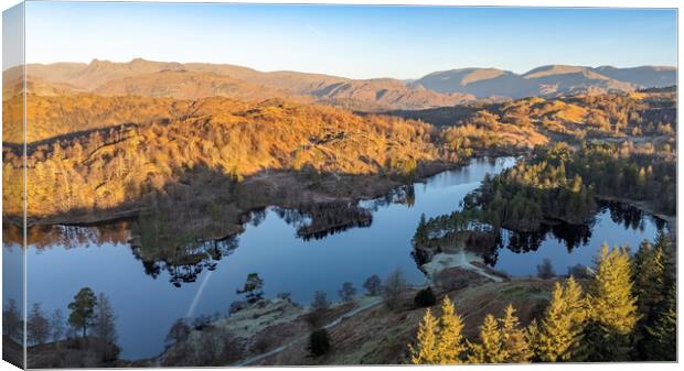 Tarns Hows Lake District Canvas Print by Steve Smith